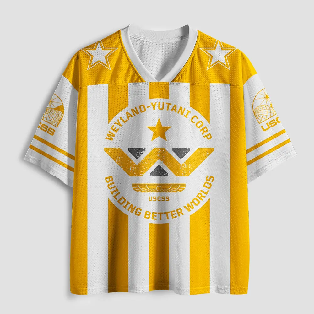 2026 new unisex mesh T-shirt V-neck lightweight breathable polyester mesh retro nostalgic printed casual sportswear
