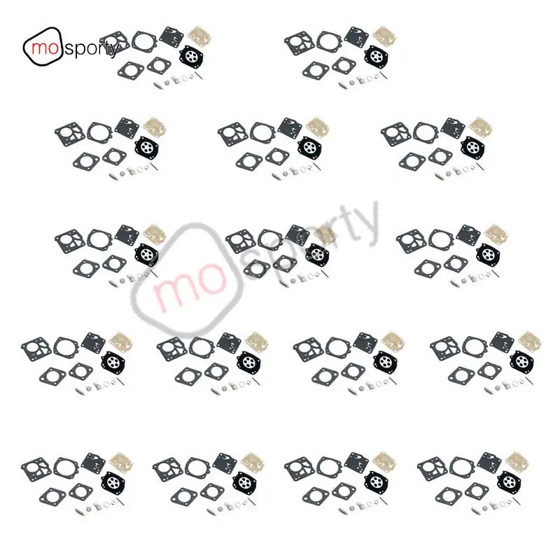 16 SET Carburetor Repair Kit For Tillotson RK-23HS RK-17HS Husqvarna 61 162 165R 265RX 268 181 272XP 2100 288 480