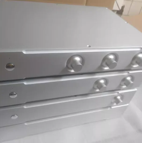 Multiple-Choice Option All Aluminum Amplifier Chassis / Preamplifier Case / Amp Enclosure DIY Box (430 *70*358mm)