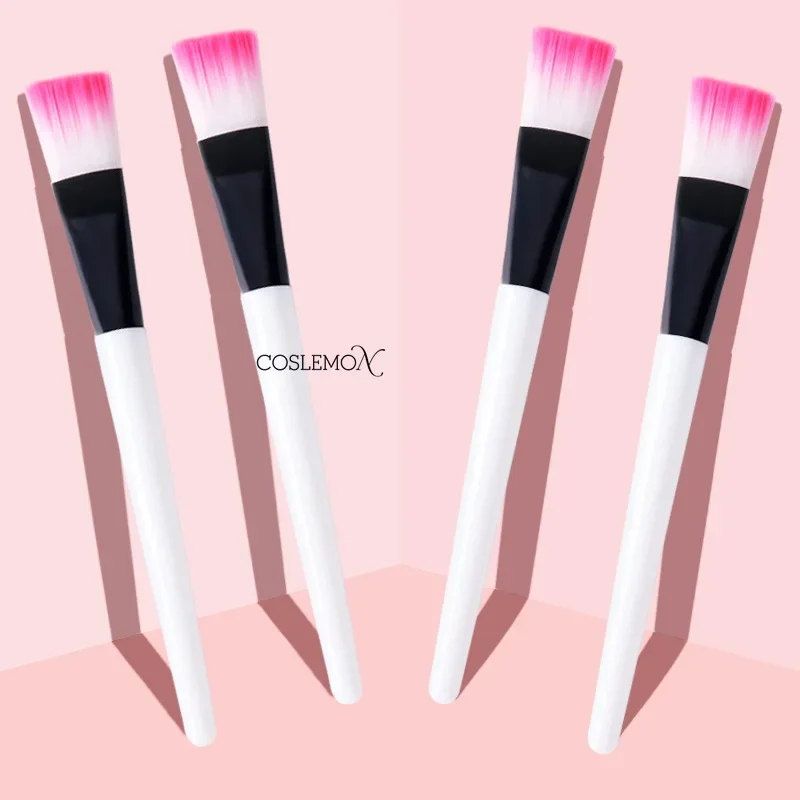 1/3pcs Face Skin Care Tools Mask Mud Mixing Brush White Acrylic Handle Fiber Hair Cosmetic Applicator DIY Beauty Tools