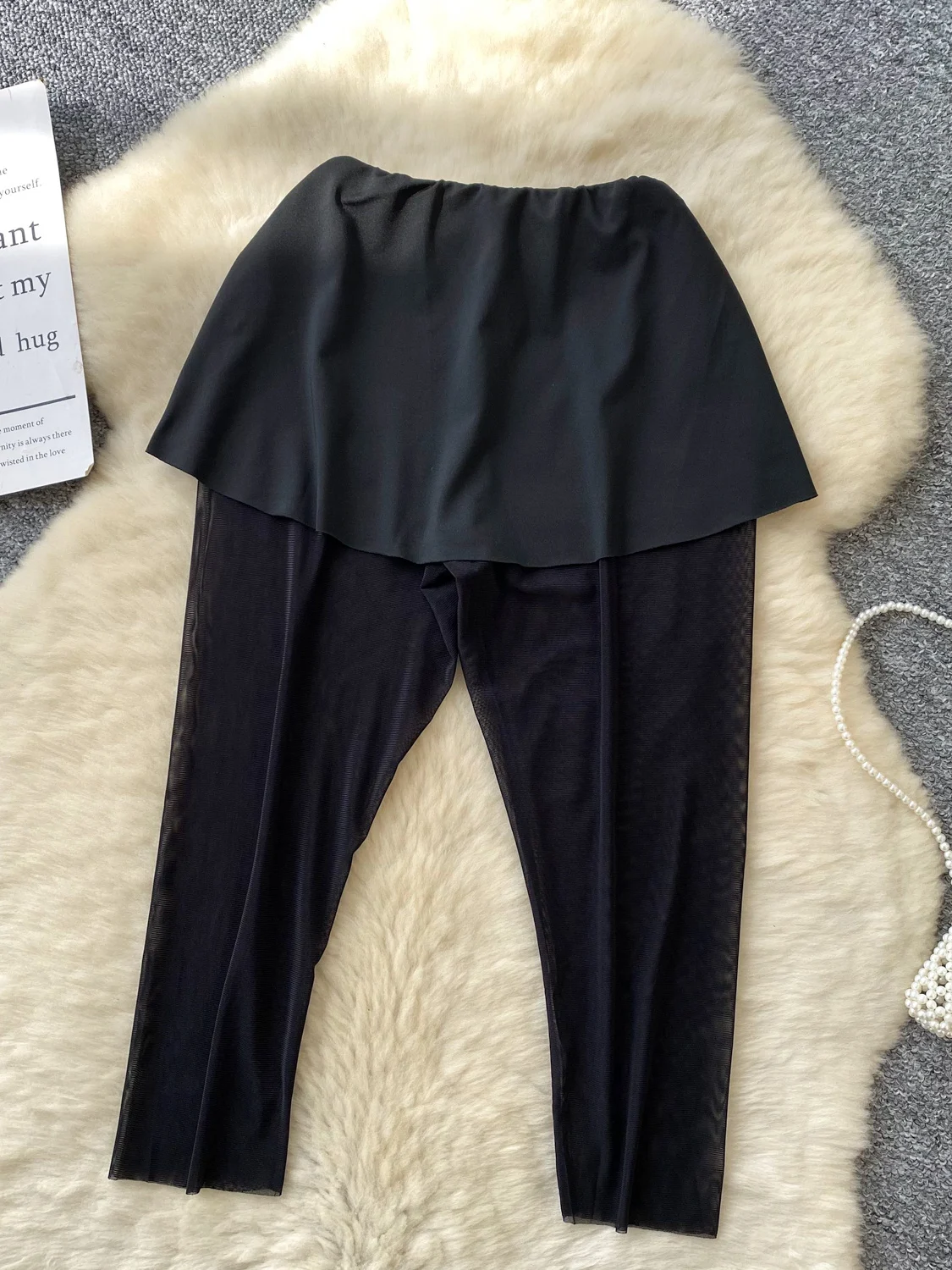 Pantaloni da sette piedi Retro Me Pantaloni da donna estivi dimagranti Design Ele Light Maturi Gonna Pantaloni a vita alta in fibra di poliestere elastica