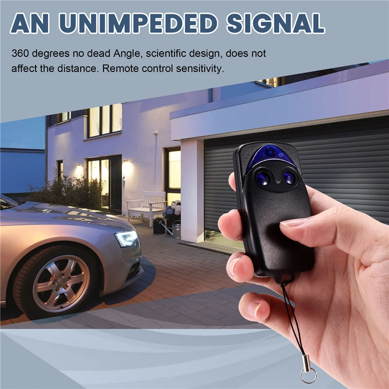 AT93-Rolling Code Garagentor-Handfernbedienung für Nice Flor Flo2r FLO2R-S Flor-S – Zuverlässige Einheit