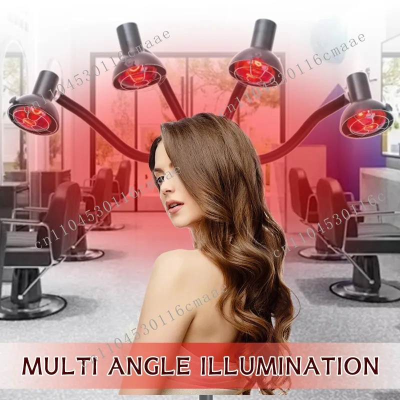 Five Head Lamps Hairdressing Perm Styling Baking Head Lamp Sun Lamp Salon Hair Dryer Heater