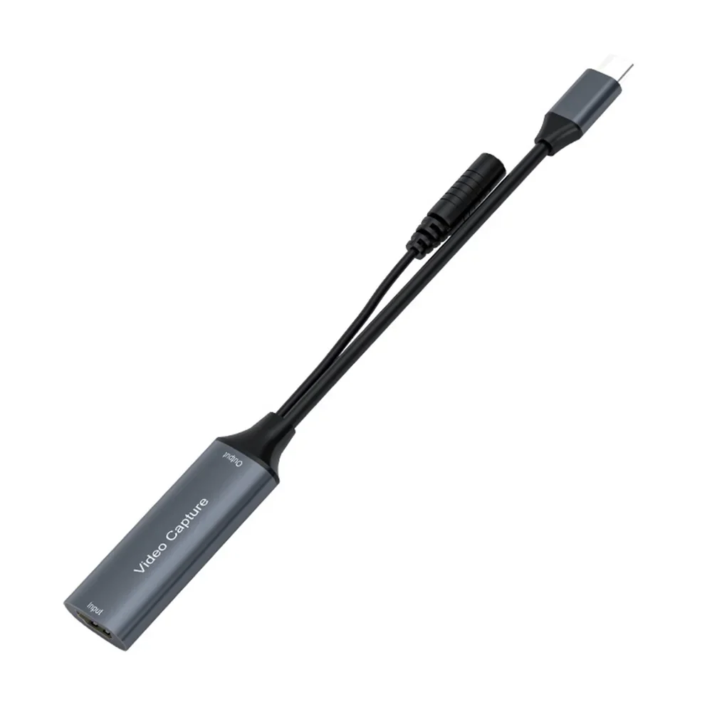 USB C HDMI-compatible Video Capture Card 4K 1080p Type C 2.0 Video Grabber Capture Recorder Box for PC Andriod Camera Windows
