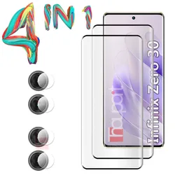 3D Tempered Glass For Infinix Zero 30 4G Screen Protector Camera Lens Film For Infinix Zero30 Glass Protective
