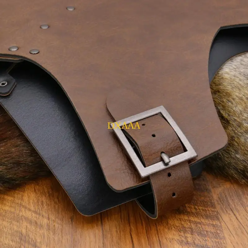 DXAA หนังหน้าอกเกราะยุคกลางเกราะสำหรับคอสเพลย์ฮาโลวีนกิจกรรม