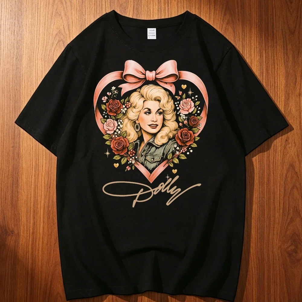 Dolly Parton cotton shirt men Comfortable Graphic Trendy anime 2000s Breathable t-shirt Gothic Colorful graphic hip hop Grunge