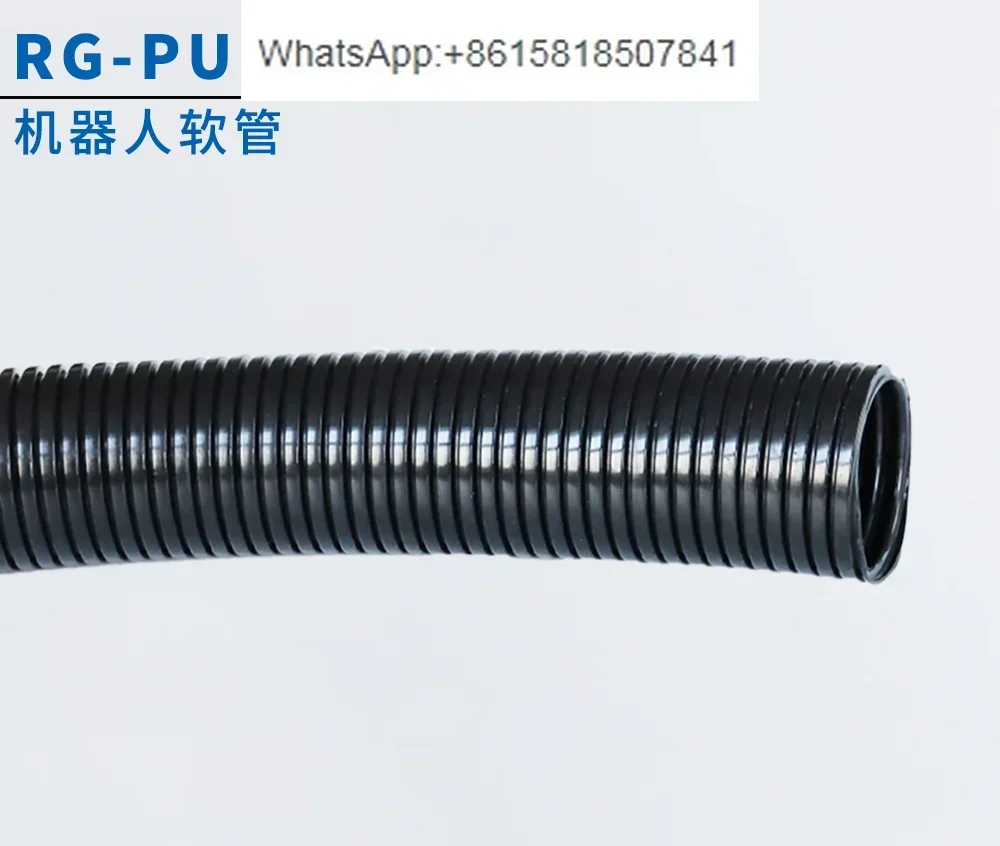 Customized hose for non-standard robots, blue corrugated tube, fine-grained wave tube, high-flexible flame retardant tube