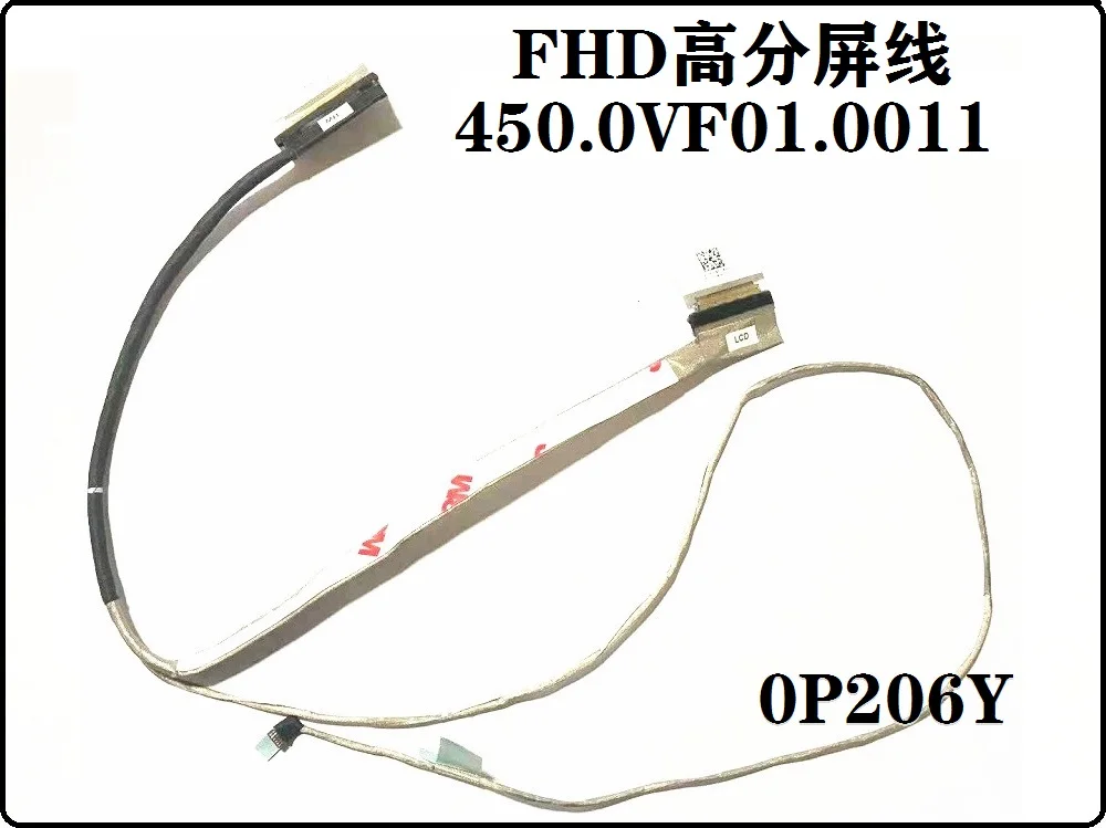 

For Latitude E3400 3400 Screen Cable 0P206Y 450.0FV01.0011 New FHD