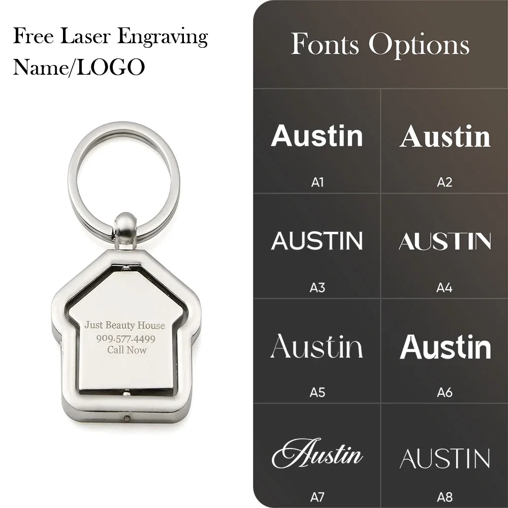 شحن مخصص لطيف الكرتون البيت المفاتيح قلادة سيدة المنزل الأسرة مفتاح سلسلة حقيبة معدنية كيرينغ حزب سحر أفضل الرجال هدية مجوهرات