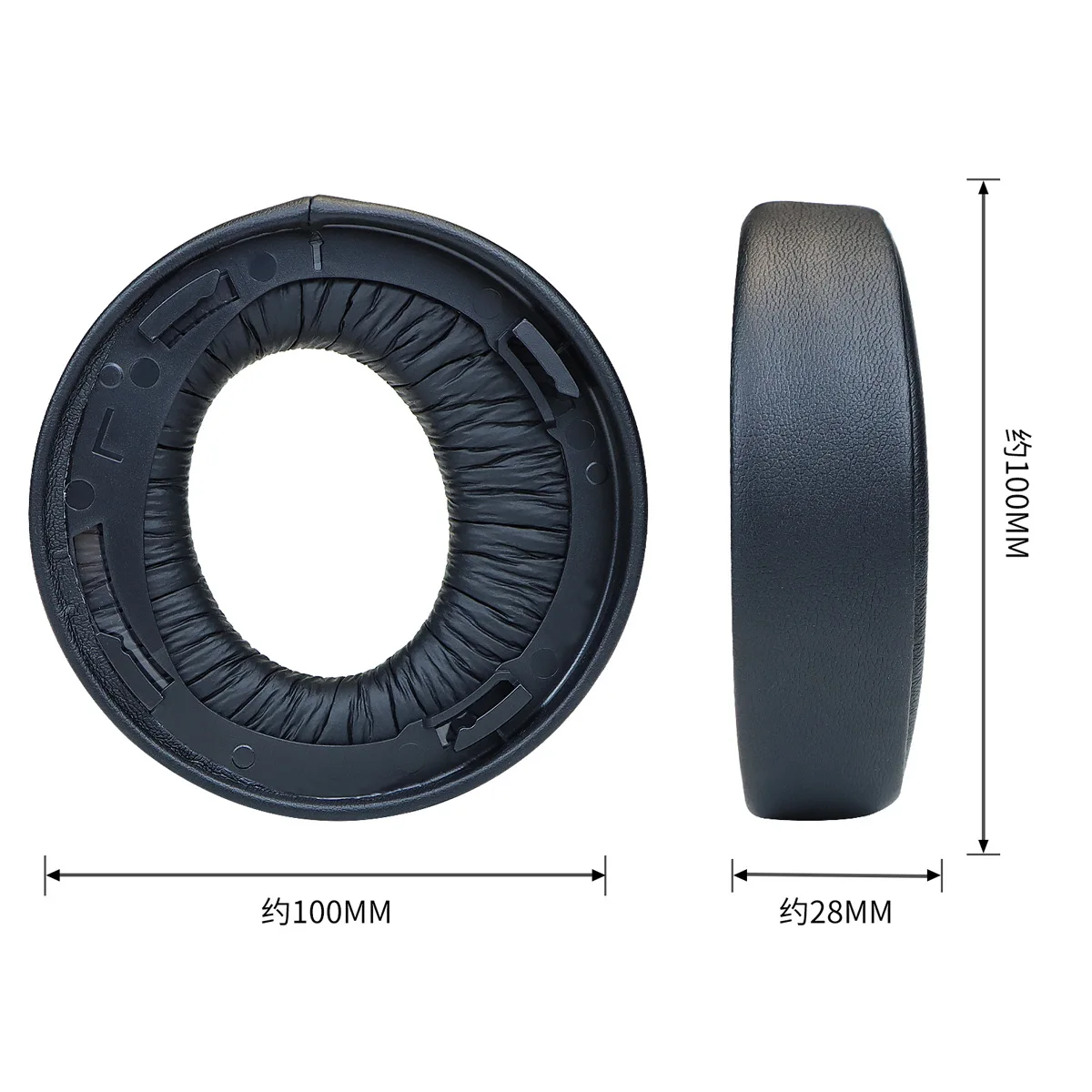 YAYINCC 交換用メモリスポンジイヤーパッドソニー PS4 ゴールドワイヤレス PS3 CECHYA-0083 ステレオ 7.1 仮想サラウンドヘッドフォン