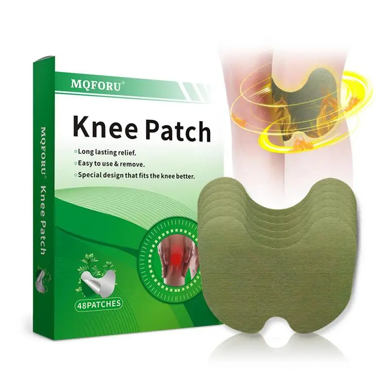 

48Pcs Relieve Knee Knee Knee Discomfort Relief Plaster Moxa Hot Moxibustion Leg Relief Wormwood Sticker Self Heating