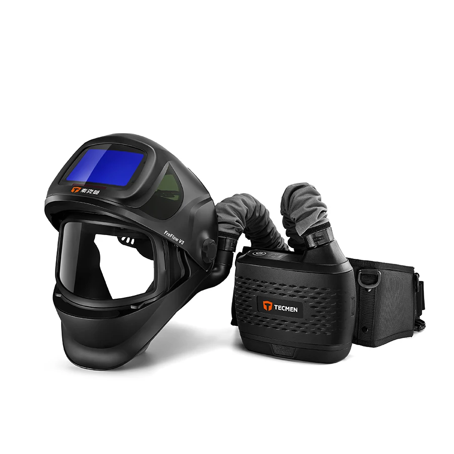 TECMEN FREFLOW V3 Powered Air Purifying Respirator-s Welding Helmet With PAPR Industrial  Fed  