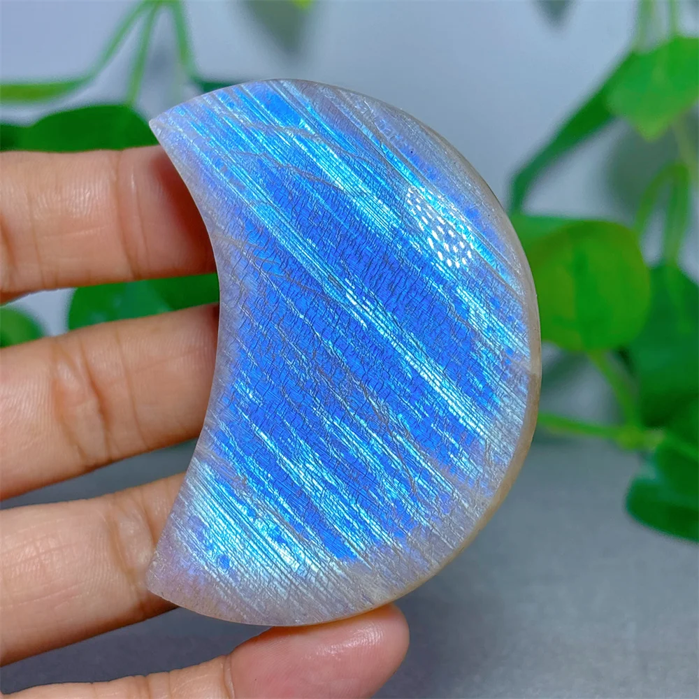 Moonstone Moon Crystal Natural Stone Quartz Minerals Home Decoritems Reiki Garden Lucky Auspicious Love Gifts Energy Healing