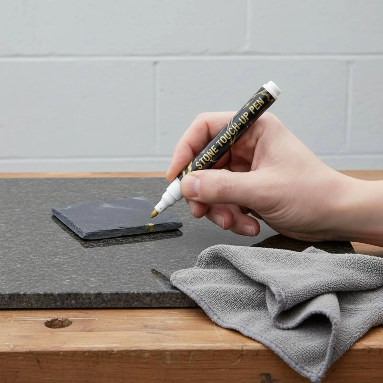 Tombstone Marker Pen Strong Coverage Golden Stone Marker Memorial Inscription Pen Oil-Based Writing Tool Fine Tip view 4