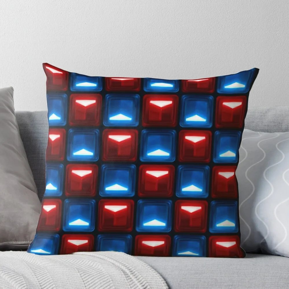 

Beat Saber - V2 Block Pattern Throw Pillow Luxury Pillow Case Sofa Cushion Custom Cushion