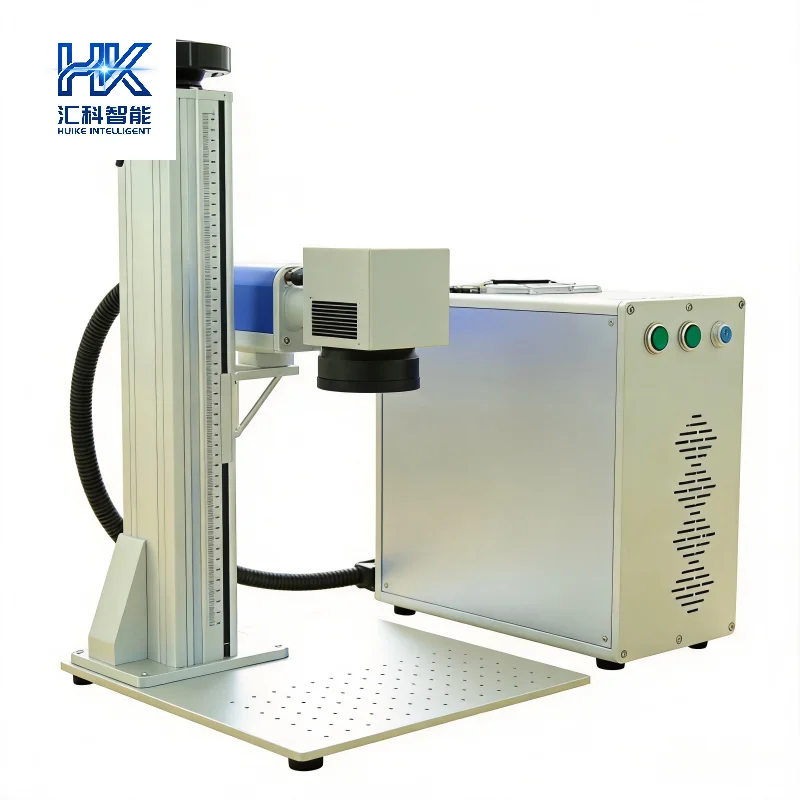 Desktop 20W/30W/50W High-Accuracy Portable CNC Fiber Marking Machine AI/BMP/DXF for Metal Steel Jewelry (New Air Cooling)