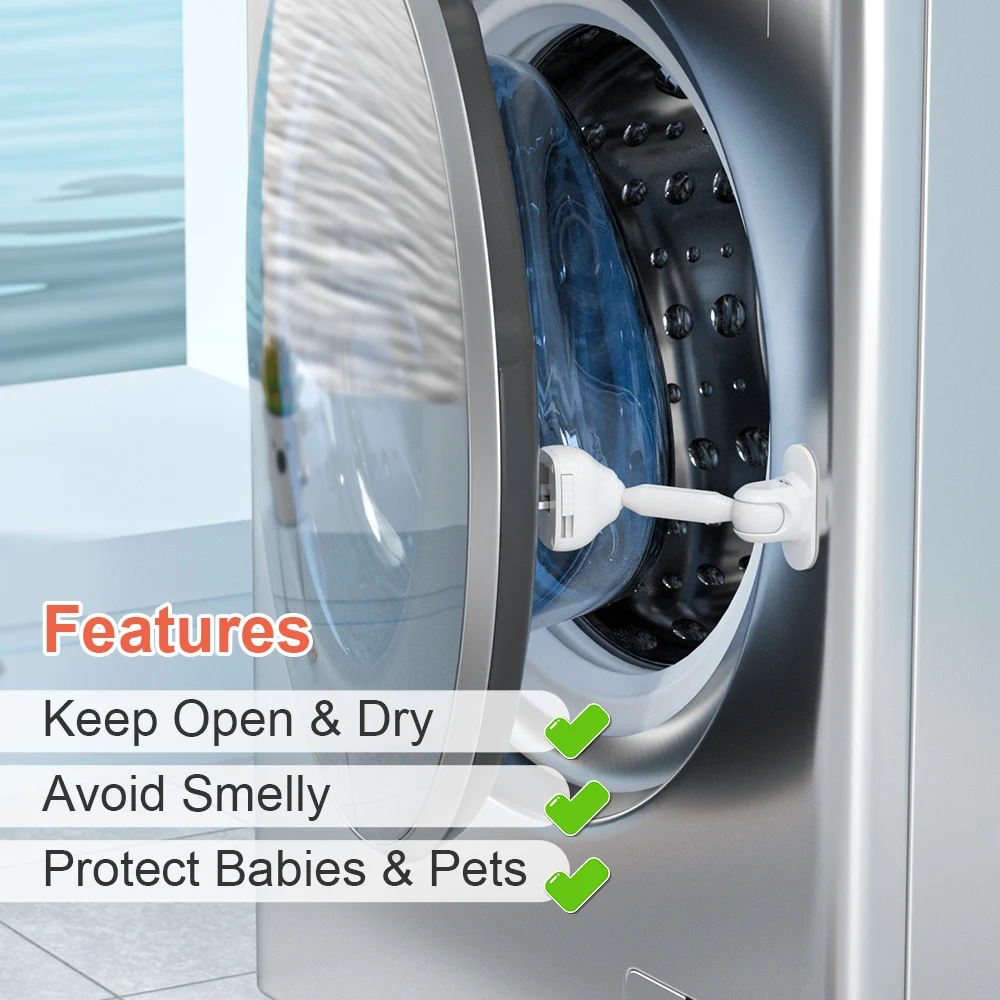 EUDEMON 1PC Baby Sicherheit Washer/Trockner Tür Stopper Frontlader Waschmaschine Tür Prop für Kinder Kind Waschmaschine tür Halter Kein Geruch
