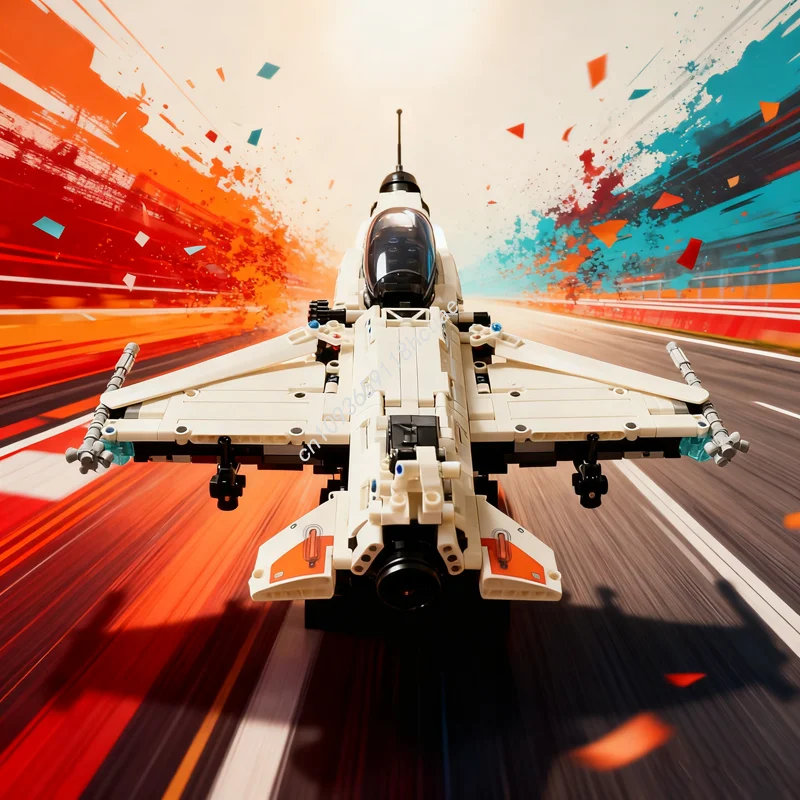 

616pcs MOC F Fighting Falcon Technical Model Building Christmas Gift Blocks Toy Construction Assemble Creative Idea Education