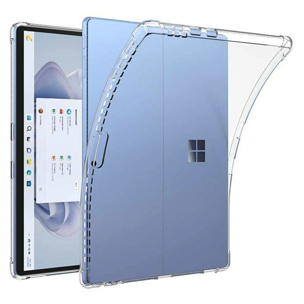 

Прозрачный чехол для Microsoft Surface Pro 7/6/5/4 с четырьмя углами противоударный чехол из ТПУ для планшета