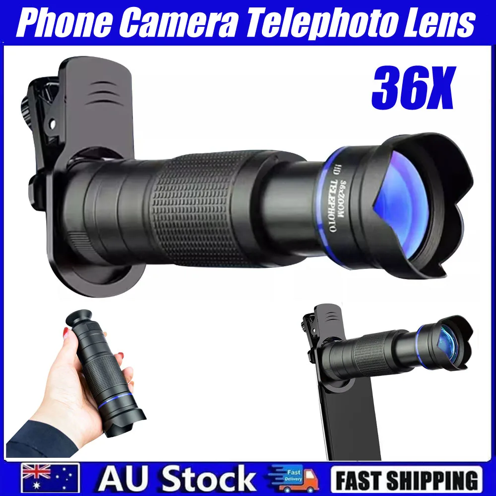 36x Mobile Phone Camera Telephoto Lens Multi-Element Easy-Install Compact Universal Zoom Lens Premium Camera Lens New