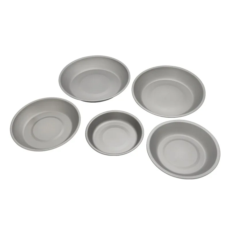 

Pure Titanium Plate Household Commercial Flat Bottom Vegetable Plate Portable