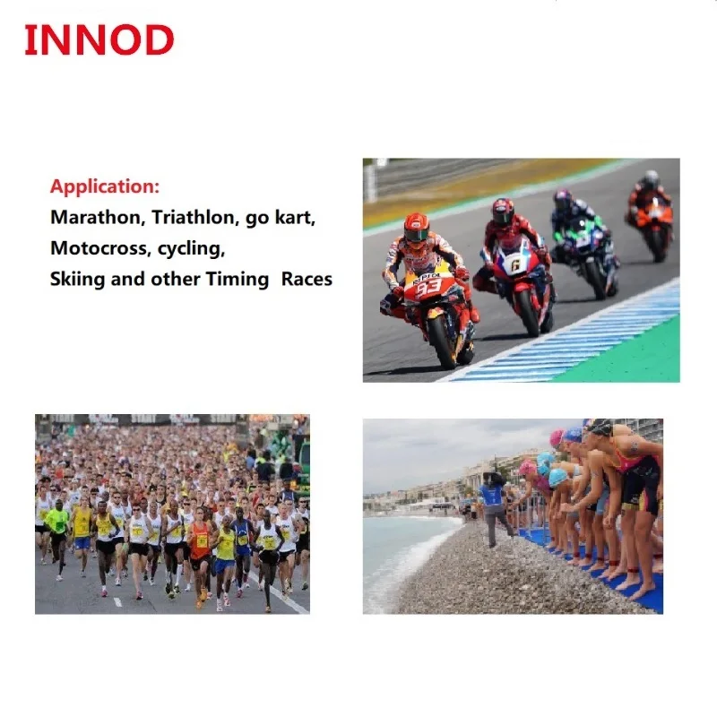 Active sports timing system chip transponder timing for high speed MTB cycling timing with 1m 6m 10m 12m loop cable