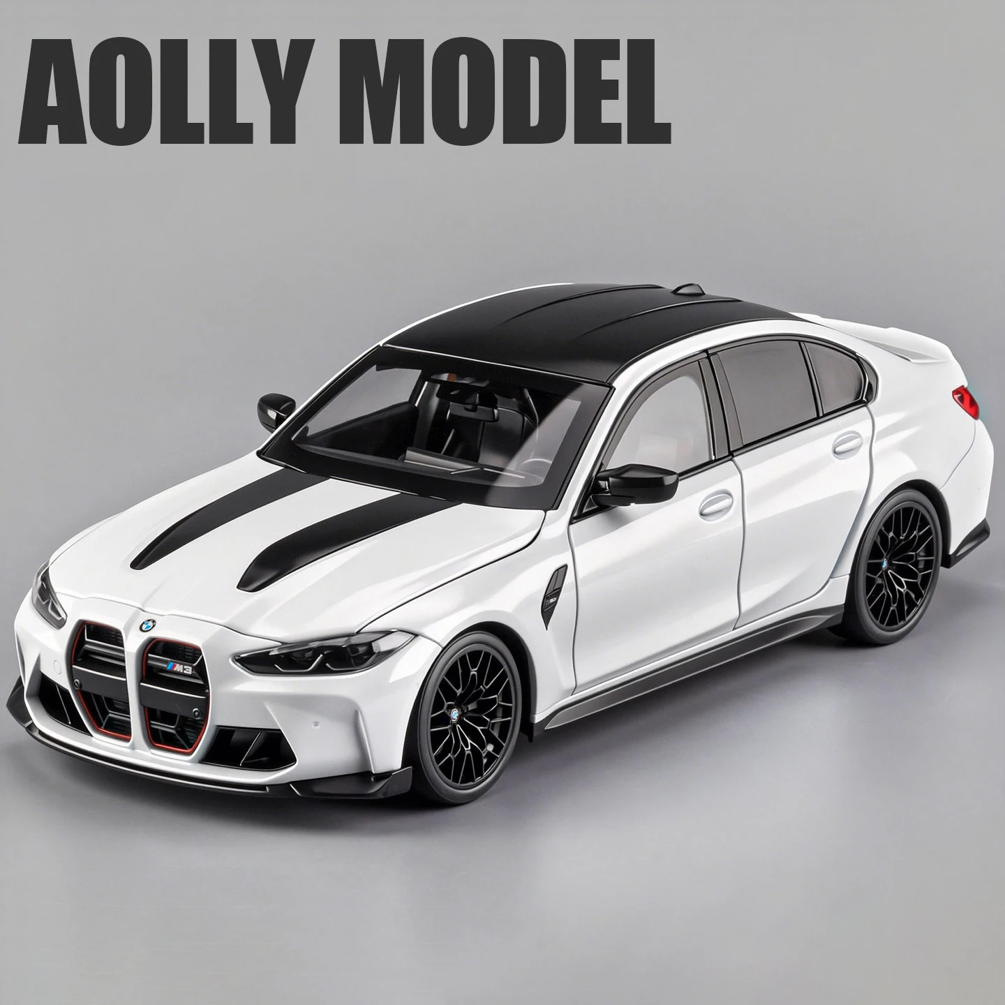 NIEUWE 1:18 BMW M3 CS LCI G80 Mpower Supercar Alloy Auto's & Speelgoedvoertuigen Automodel Miniatuur Schaalmodel Auto Voor Kinderen