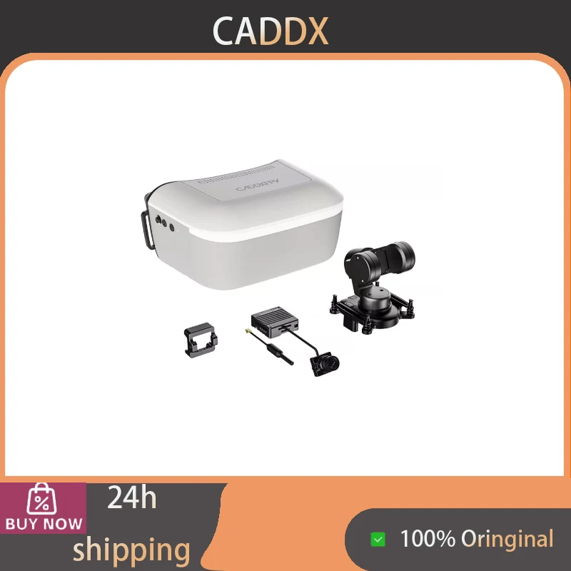 CADDX Ascent Head‑Tracking Gimbal System Kit, FPV First‑Person View for RC Boats Cars Fixed‑Wing Planes FPV Drones