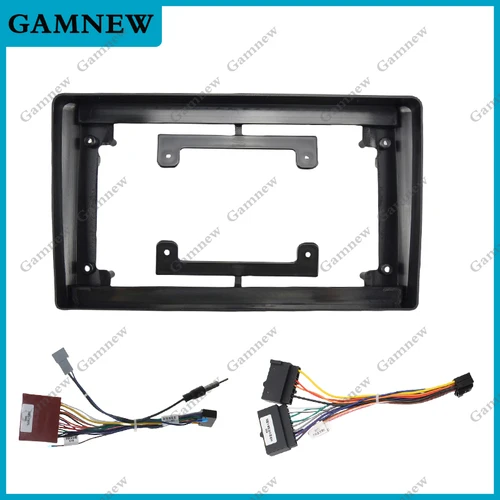 Imagen 2 del producto Adaptador de Fascia de marco de coche de 9 pulgadas para Mazda Tribute Ford Escape 2001-2005 Kit de Panel de montaje de tablero de Radio Android