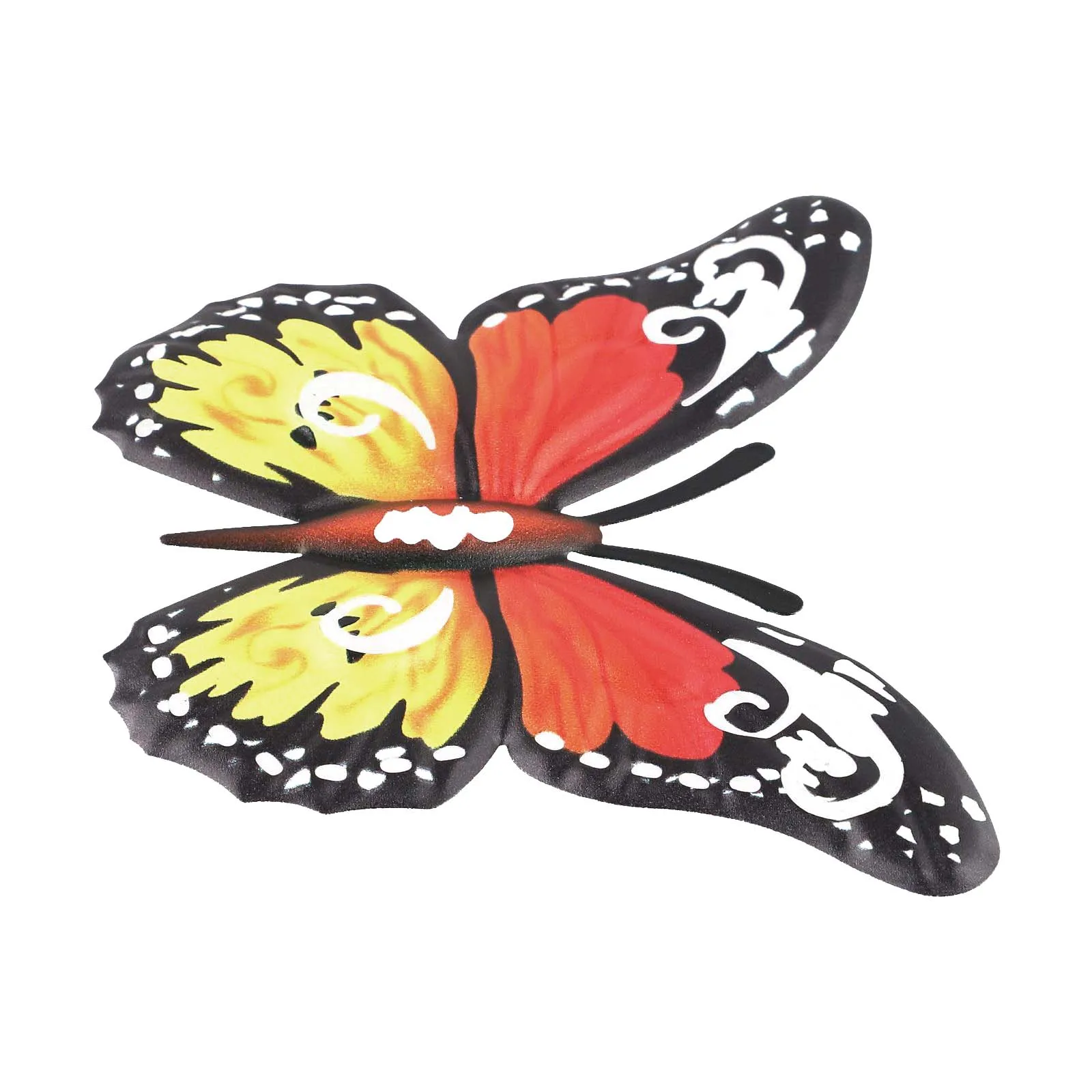 Butterfly Wall Hanging 3D Metal Butterfly Home Interior Decor Intricate Craftsmanship Lifelike Design Home Garden