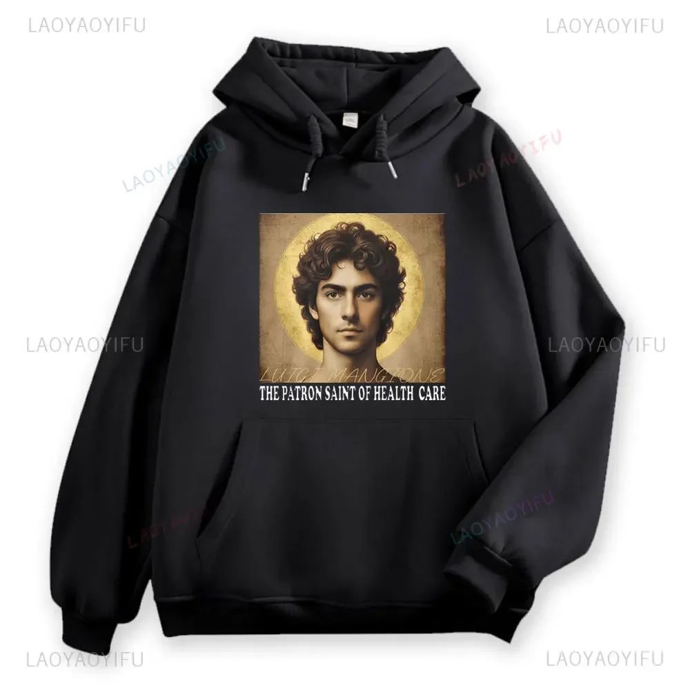 United Healthcare Luigi  Warm Autumn Sweatshirt The Patron Saint of Health Care Justice Unisex Hoodies Sweatshirt Tops