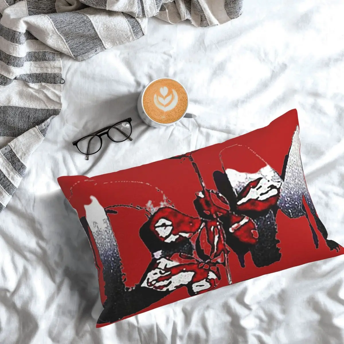 Depeche Cool Mode Music Violator Funda de almohada rectangular, funda de cojín decorativa para dormitorio, cama, hogar, almohada decorativa cómoda