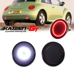Car Rear Bumper Reflector Tail Lights Red LED Rear Fog Light & White Backup Reverse Light For Volkswagen VW Beetle 1998-2005 12V