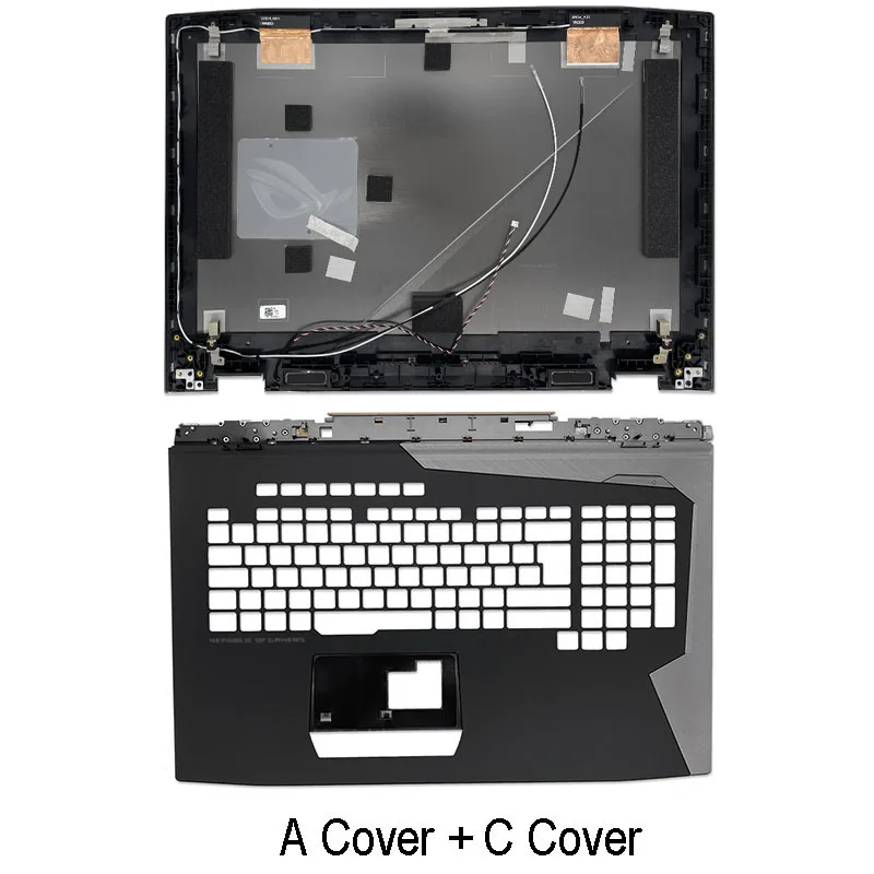 Shell Para G703 G703GS G703VI Tampa Traseira Superior do Laptop Palmrest Carcaça Superior A C Shell de Metal