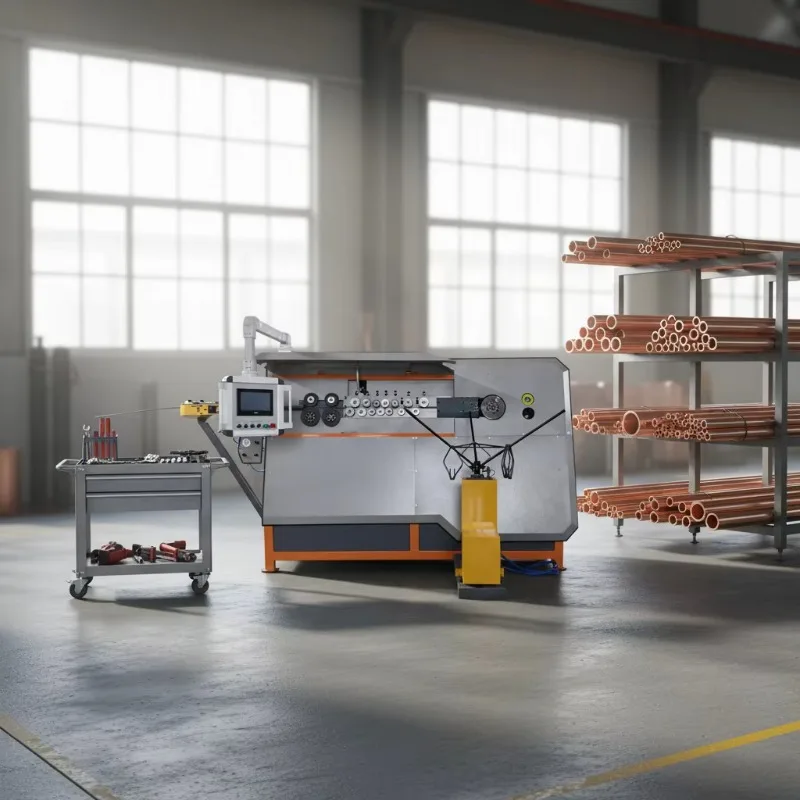 Customized CNC Automatic 4-12mm Rebar Stainless Steel Reinforcement Hoop Bending Machine For Construction/Bridge/Railway