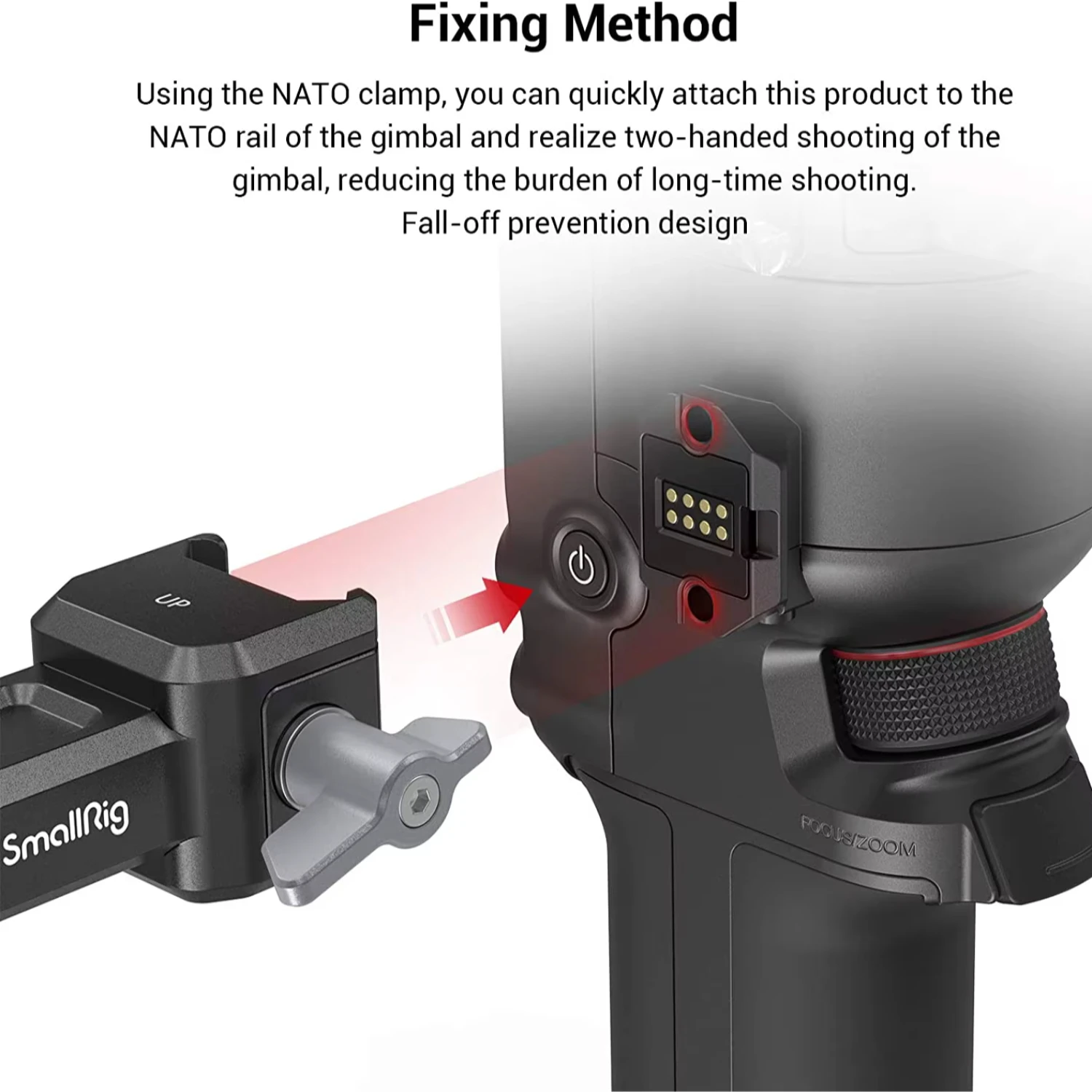 SmallRig Adjustable Dual Handgrip for DJI RS 2 /RSC 2 / RS 3 / RS 3 Pro /RS 4/ RS 4 Pro Gimbal Handheld Stabilizer Monitor Mount