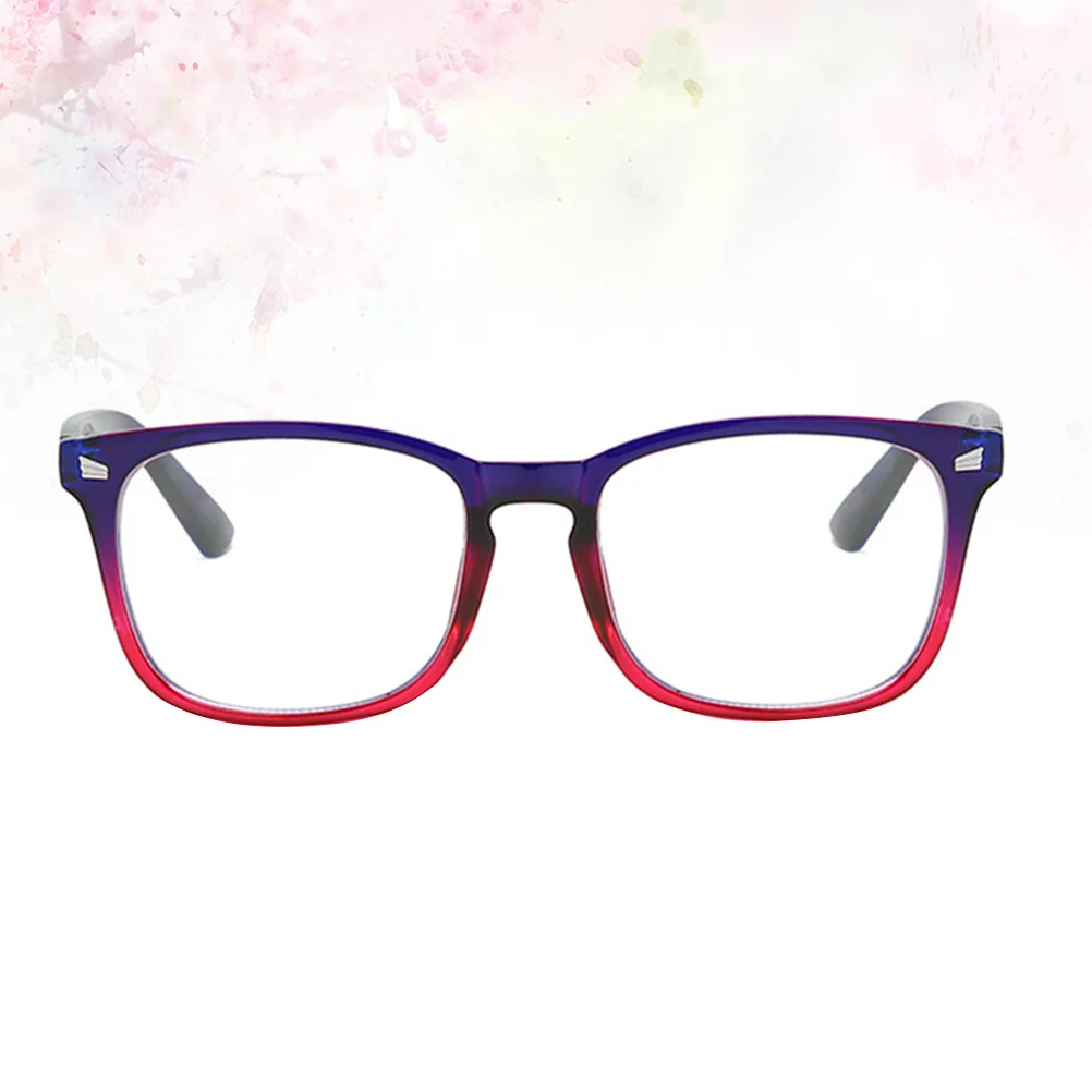 

Transparent Vintage Glasses Frame Anti-Blue Light Eyeglasses Frame Lightweight Durable Flexible for Home Office School Use