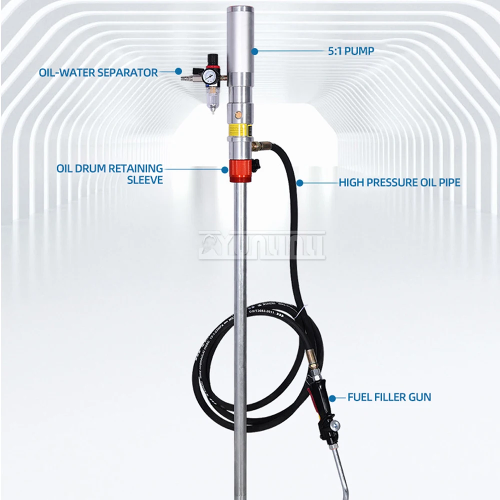 Pneumatic Refueling Gun Pneumatic Gear Oil Filling Equipment Oil Pump Refueling Gun Barrel Oil Filling