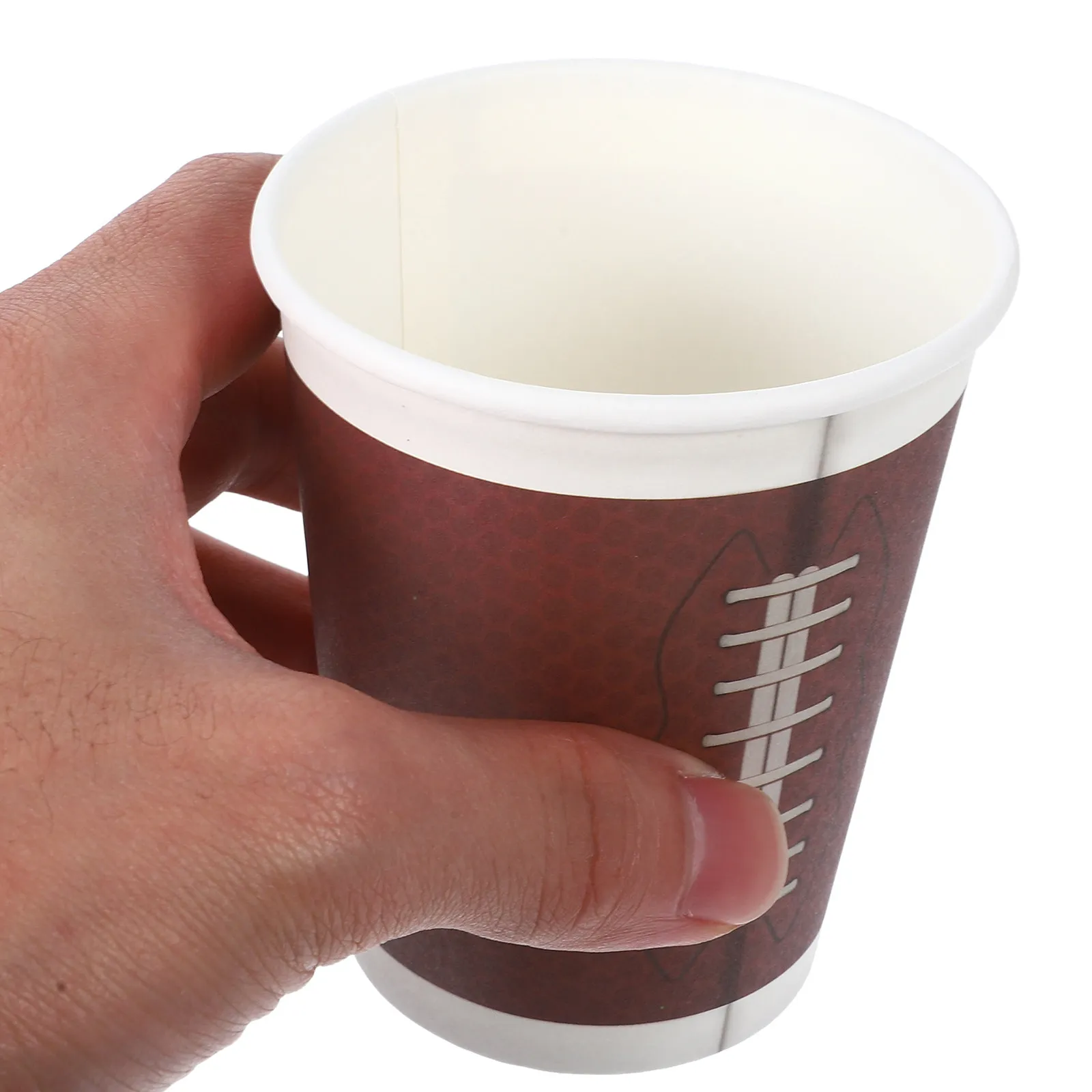 

1Set Rugby Themed Disposable Paper Tableware Set for Birthday Party Festival Game Celebration Rugby Plates Napkins Cups