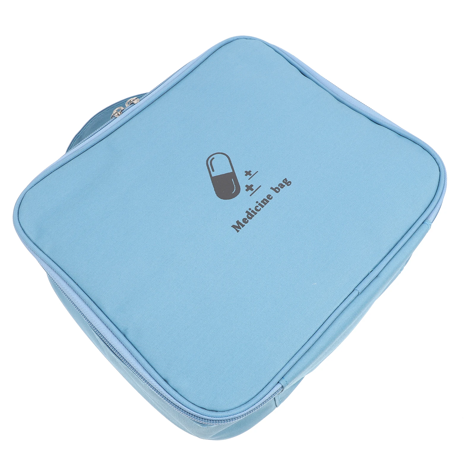 

Aid Bag Travel Medical Organizer Oxford Cloth Portable Medicine Storage With Zipper Closure Multi-Use Emergency