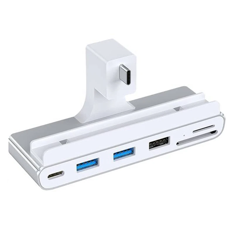 

6 в 1 Type-C USB C Hub TF SD Card Reader для Imac Ipad Hub Док-станция USB C для ноутбуков Поддержка SD TF-карты