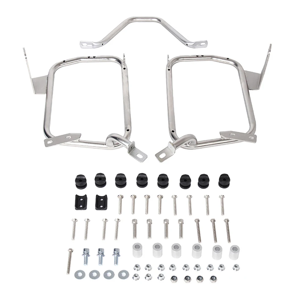 

Motorcycle Stainless Steel Side Box Bracket MotorBike Side Luggage Rack Saddlebag Steady Frame Kits for Suzuki V-Storm 250 DL250