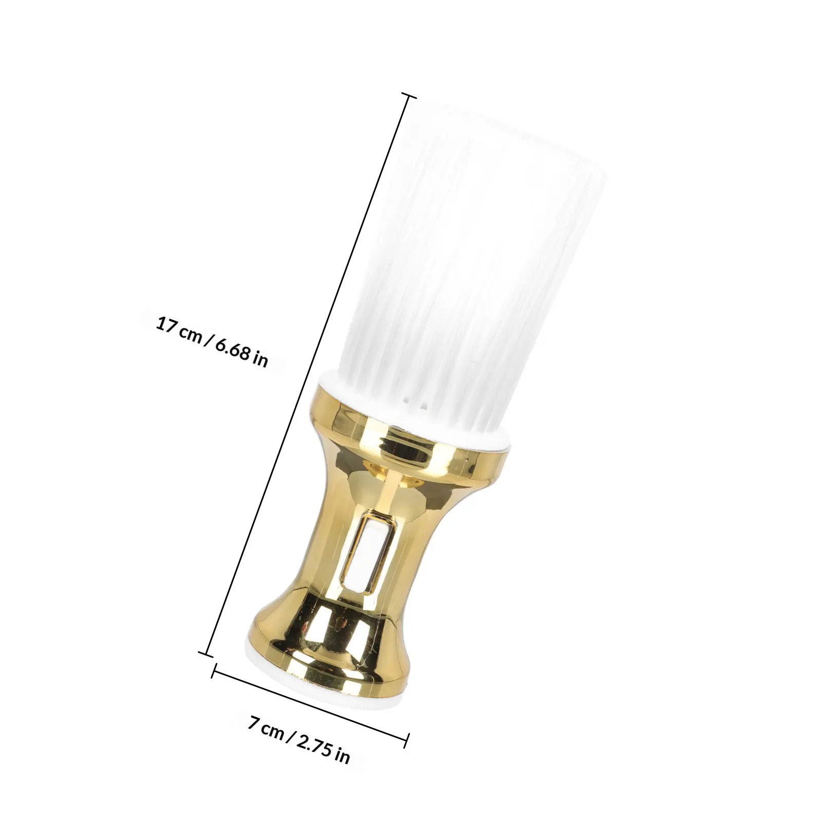 1Pcs Hair Sweep Brush for Barber Salon Neck Duster Cleaning Broken Hair Beard Shaving Tool Hairdressing Brush Portable Stand