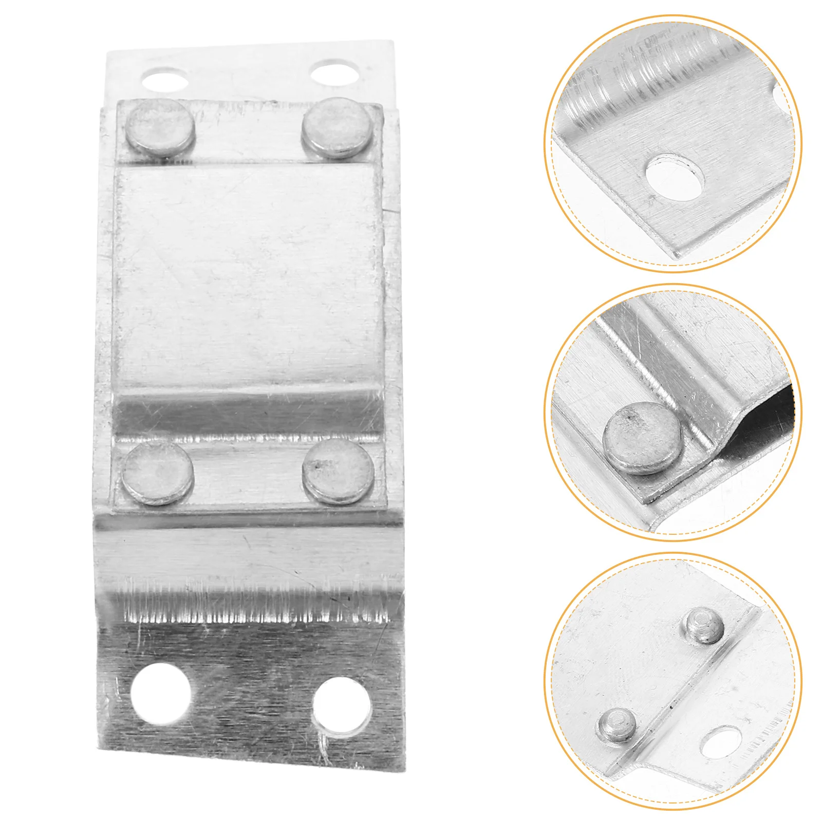 

2Pcs Headlamp Holder Hardhat Light Mount Base Aluminum Alloy Flashlight Holder for Safety Helmets Head Lamp Mount