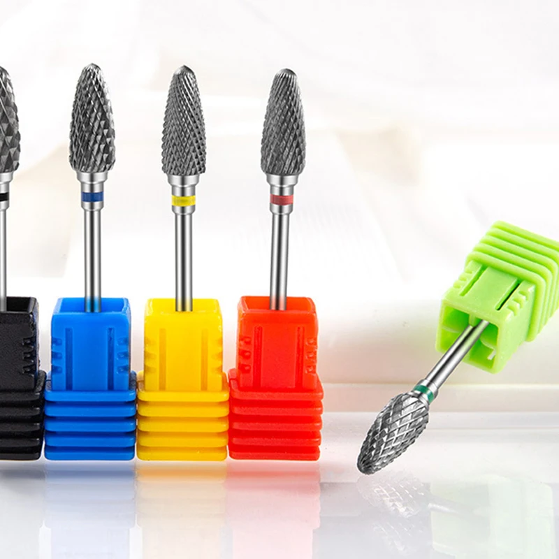 

Tungsten Nail Drill Bit Diamond Electric Manicure Drill Bits For Milling Cutter Nail Files Buffer Nail Art Equipment Accessory