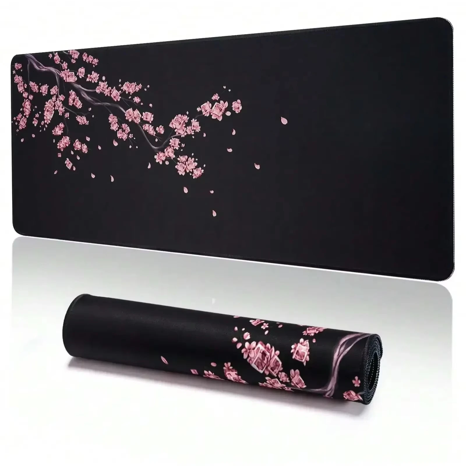 

Extra Large mouse pad Gaming mats XXL rubber non-slip locking process laptop office pads Sakura pattern desk mat PC accessories
