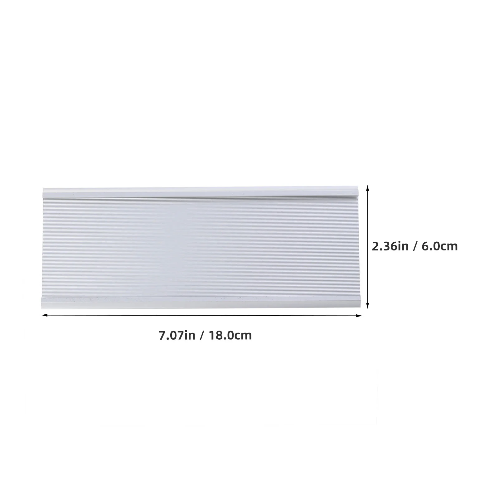 Paduan Aluminium Nama Tempat Kartu Nama Portabel Perak Tempat Kartu Kredit & ID Organizer Fashion Praktis