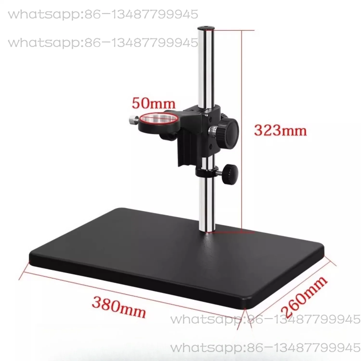 XDC-10A Microscope Bracket, Video Monocular Lens Adjustment Bracket, Experimental Test Lifting Table Large Base