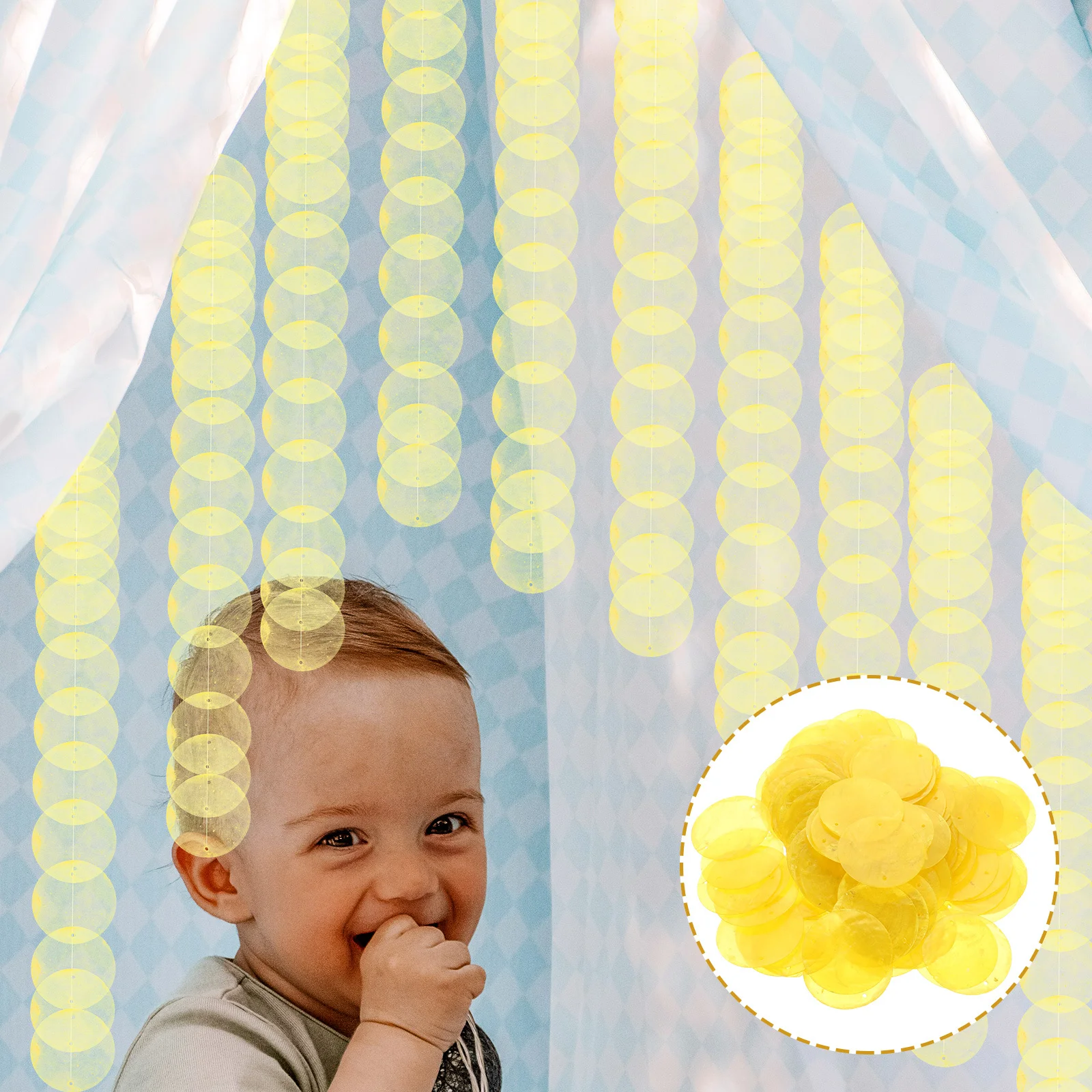 

100Pcs Shells Pieces Round Polished Slices DIY Jewelry Making Pendants Wind Chime Craft Accessories for Beach Party Prom